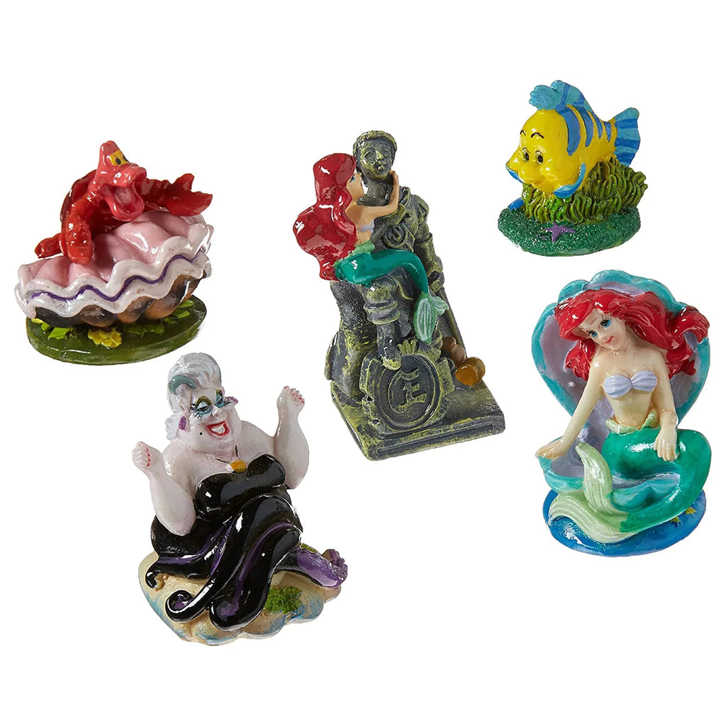 Aquariums for Mini Little 5-Piece Penn-Plax Ornaments Mermaid Resin