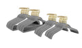 Clean 100-piece Boss Mangano Anti-Microbial JOY (Gray) Set Hangers Huggable