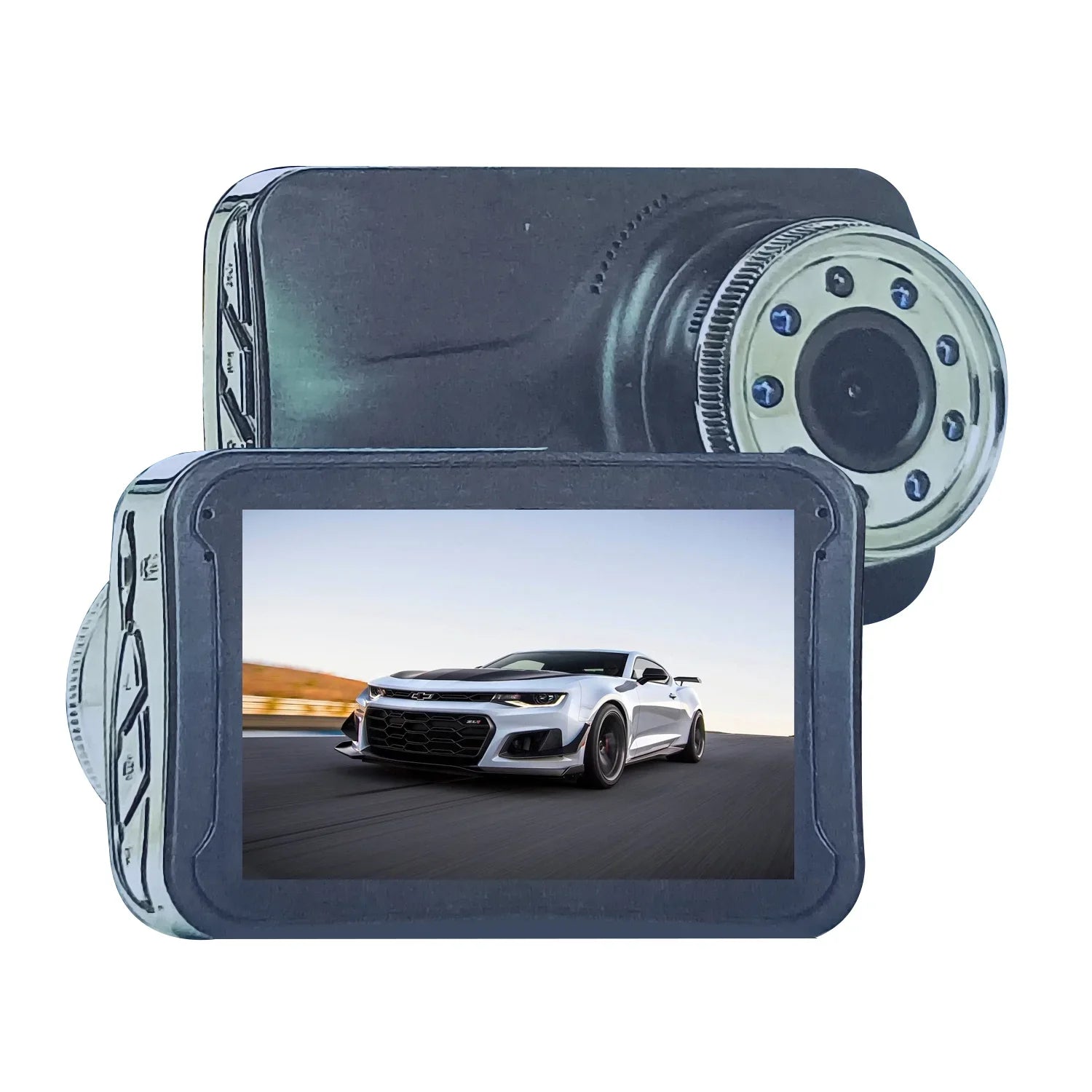 Car Dashcam G-sensor Car Rear Front Car 170° Mini Perfect Drivers Tachograph 1080P - HD Driver's with Cameras birvsw and License Full Band Wide Angle - Loop Monitor Recording for Reliable for Car and