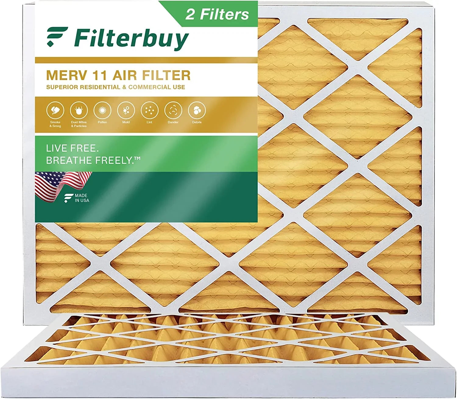 (2-Pack) Filters HVAC Pleated Air Filterbuy Furnace AC MERV 30x32x2 11