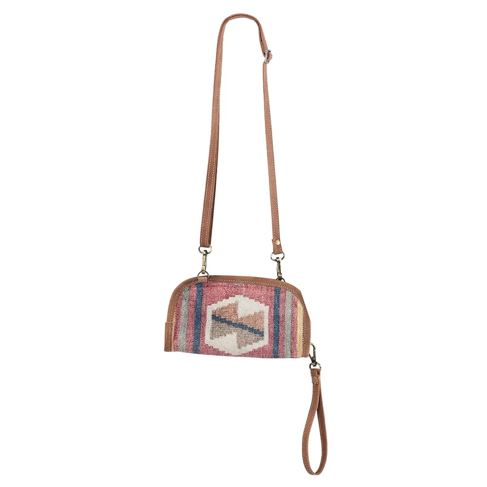 Genuine western KB315 bag women OHLAY purse Upcycled Canvas Cross Leather Body KB handbag