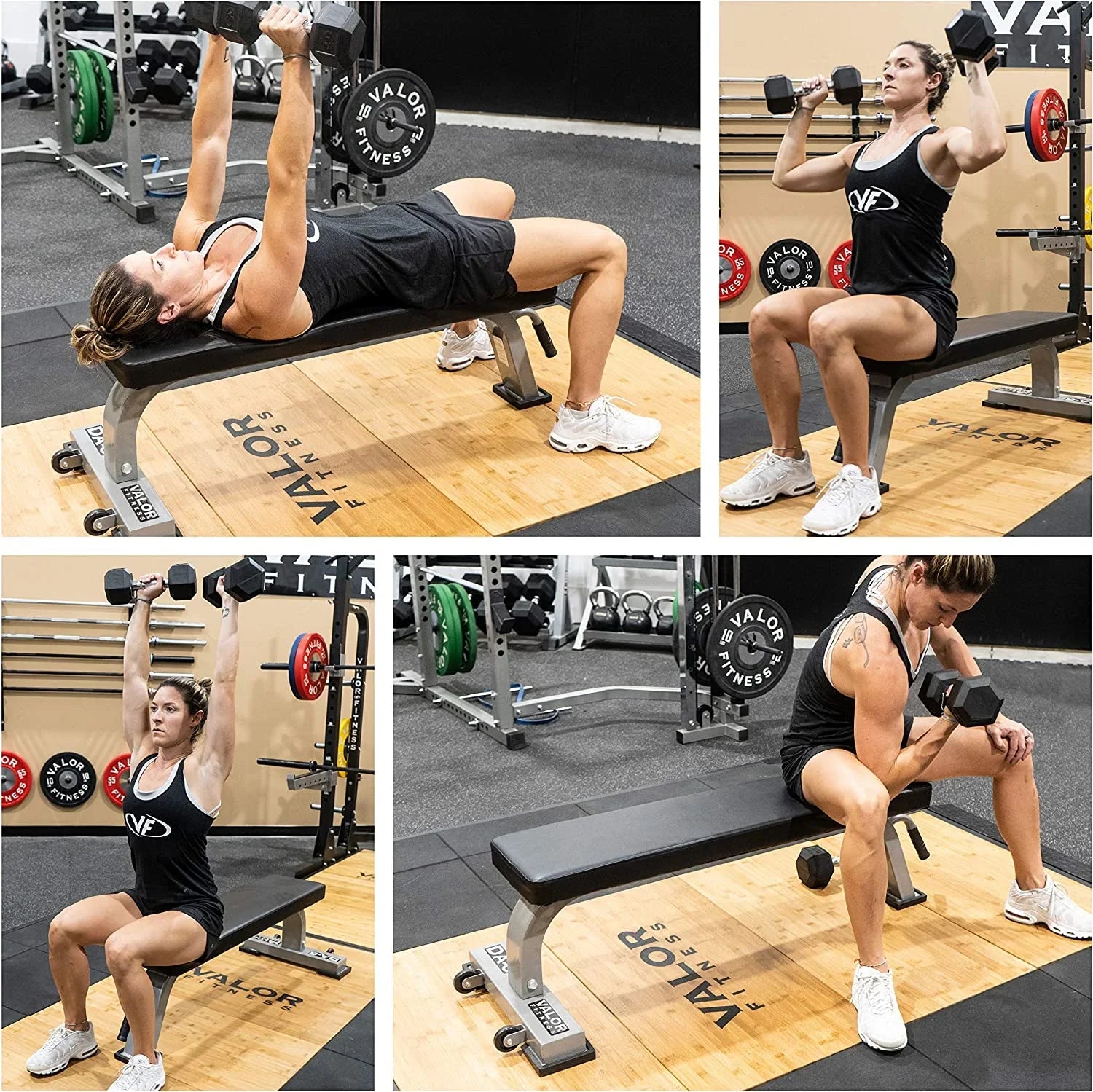 Padding - Flat Weight Steel Density Gym Workout Frame For With Benches Bench Solid Great Home Or - Bench Flat And High