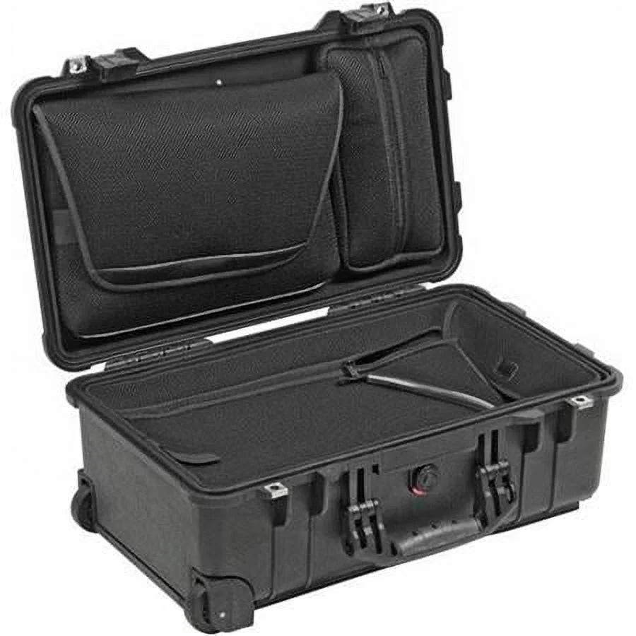 Case Watertight Hard TSA Black Wheels, with 1510LOC Laptop Overnight
