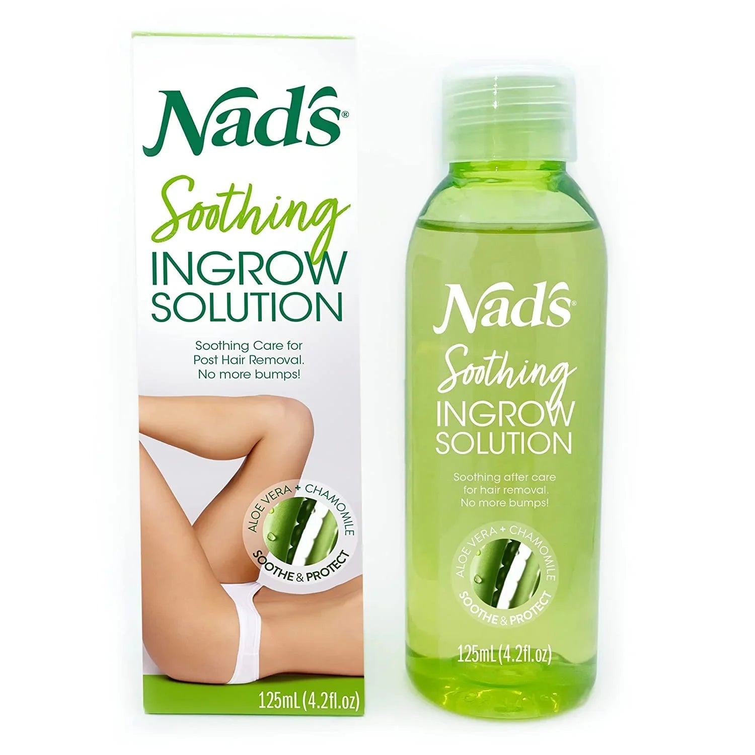 Solution - ml) Bumps Men & Shave, Ingrown Waxing, 4.2 Razor oz Serum After Treatment For Treatment Use Nad's & Cream (125 Hair Burn Women Razor