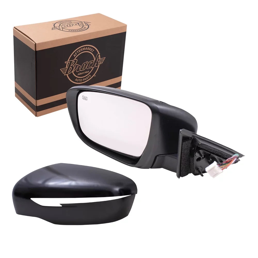 Side Mirror Camera with Korea Replacement Heated Compatible 2017 Door Signal Driver Rogue with Power