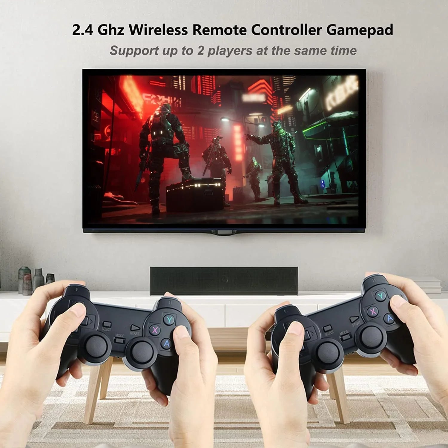 Emulators, Plug - Controller Classic 2.4GHz Retro Play(64G) and Wireless TV Output, Retro and Game 20,000+ for Stick with Games, Built-in Game 4K Games HD Console 9 Revisit