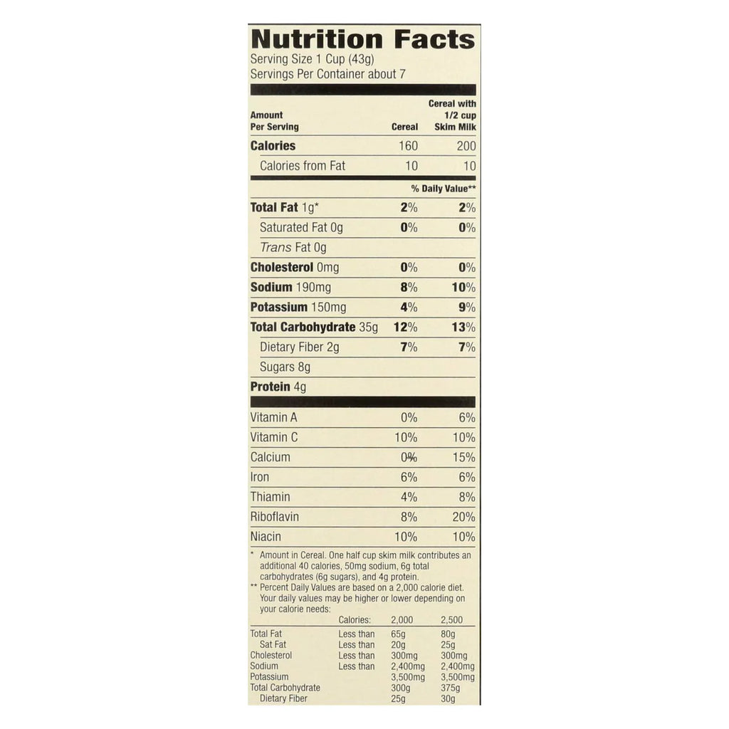 '- of Buckwheat 6 - oz. Case Arrowhead 10 Flakes - - Maple Mills Cereal