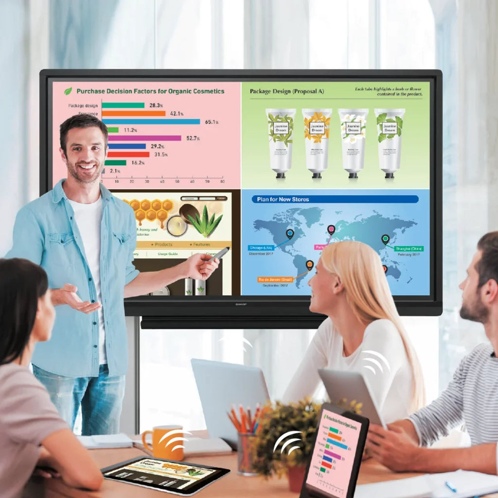 Class Touchscreen Monitor, AQUOS 16:9, LCD Sharp BOARD 6 ms PN-L703W 70"