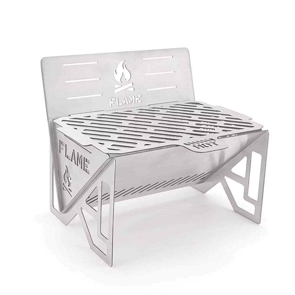 Camping Picnic BBQ Cooking Steel Furnace, for Nebublu Stove Stainless Portable