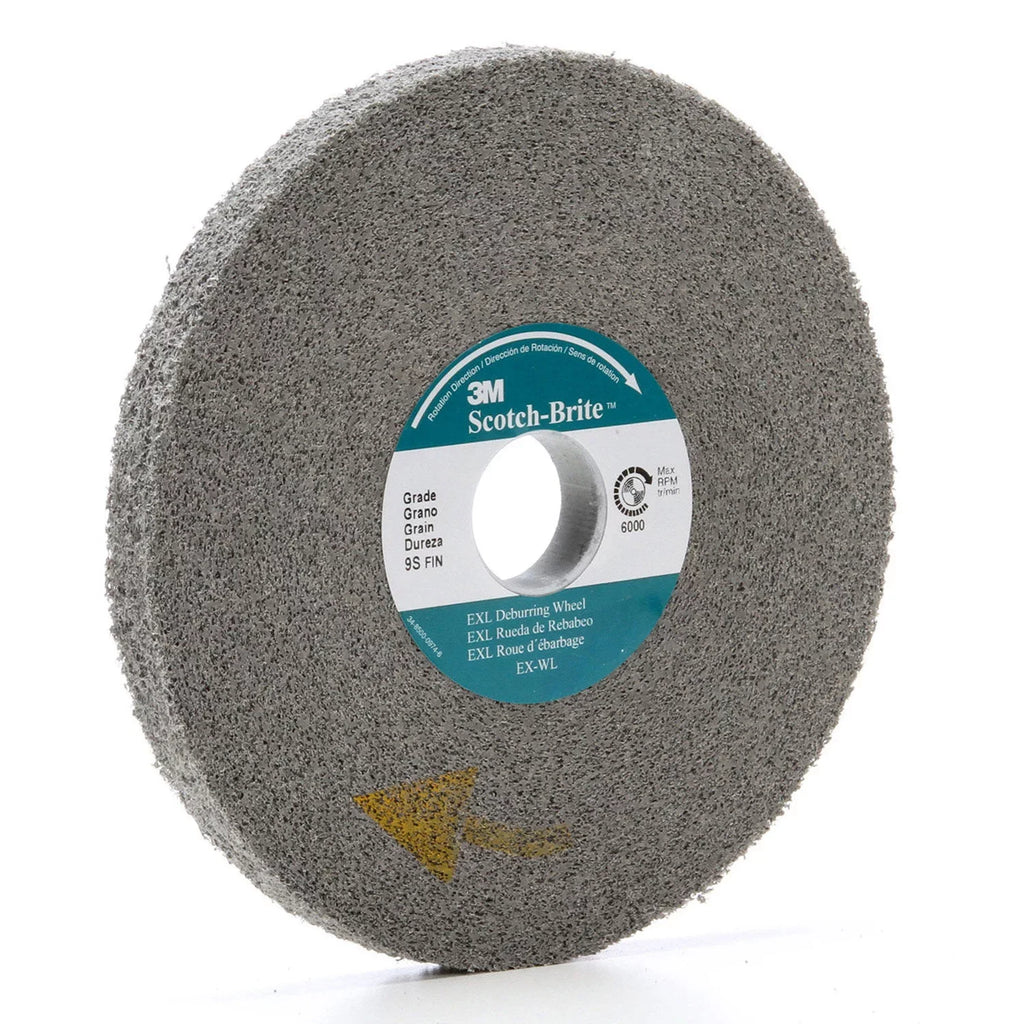 3M 9-SF, EXL 1/2 (405-048011-05790) 6 1, Wheel, Scotch-Brite™ x x Deburr Fine, EA