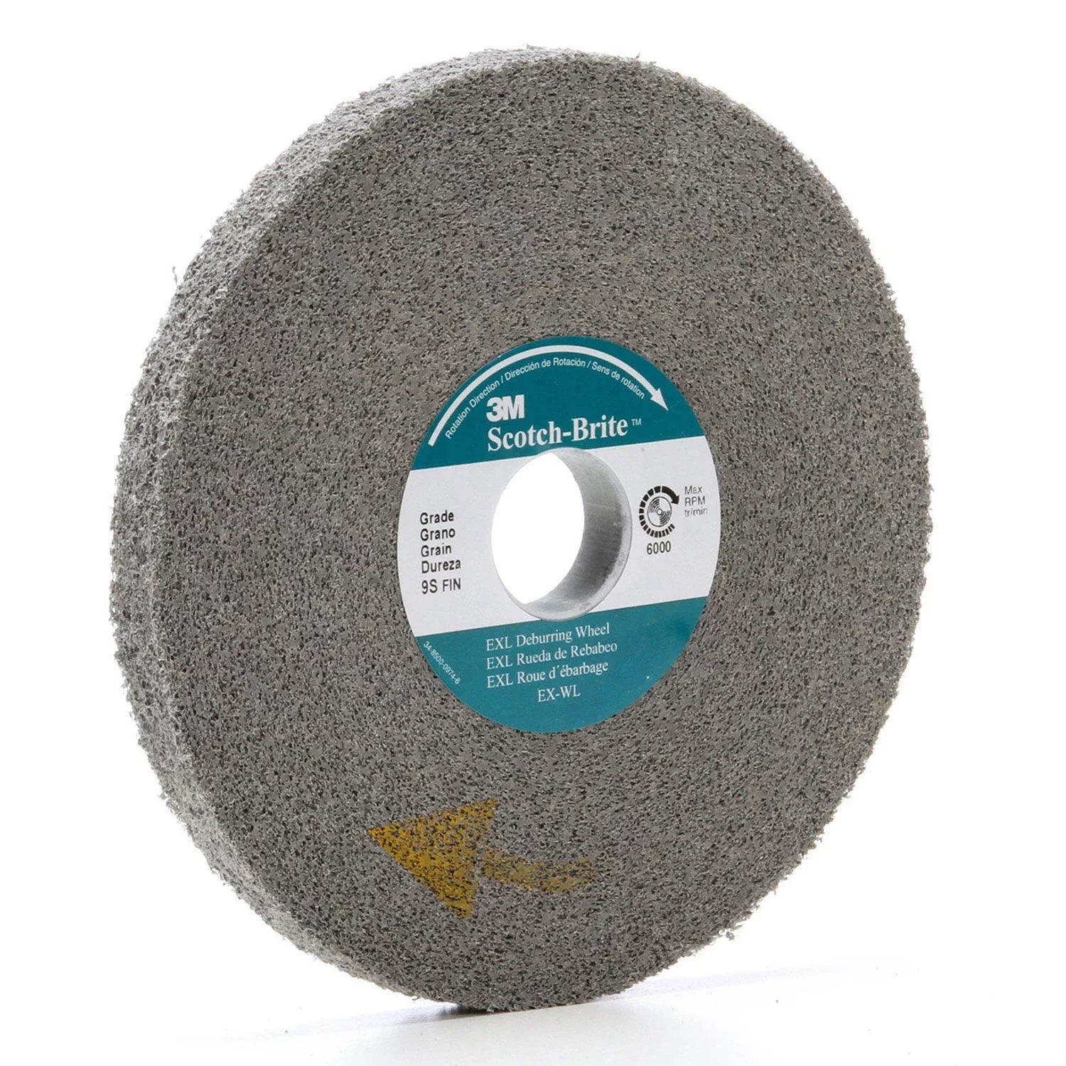 3M 9-SF, EXL 1/2 (405-048011-05790) 6 1, Wheel, Scotch-Brite™ x x Deburr Fine, EA