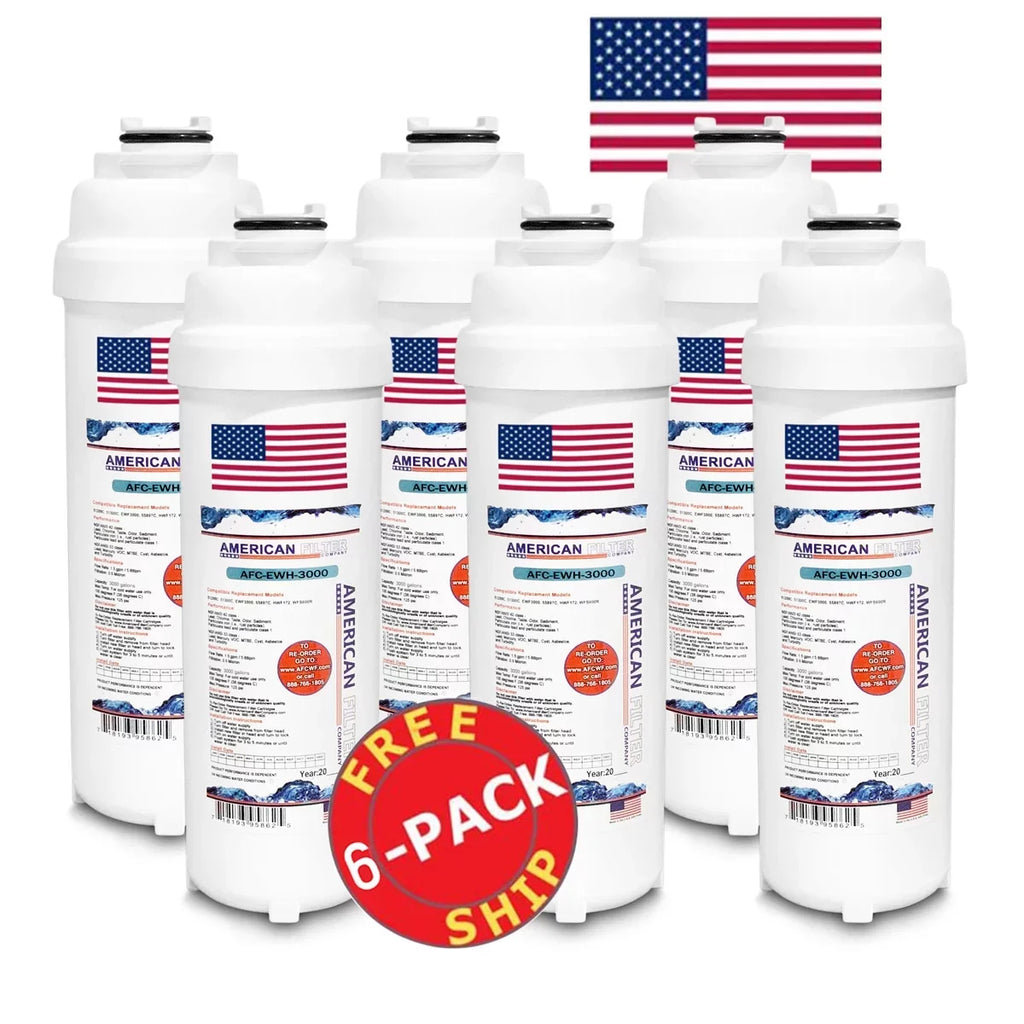 Made Filters AFC-EWH-3000 6 # Water , Model Brand - - Pack , AFC LRPBGRNM8K , WaterSentry® in Compatible with U.S.A.