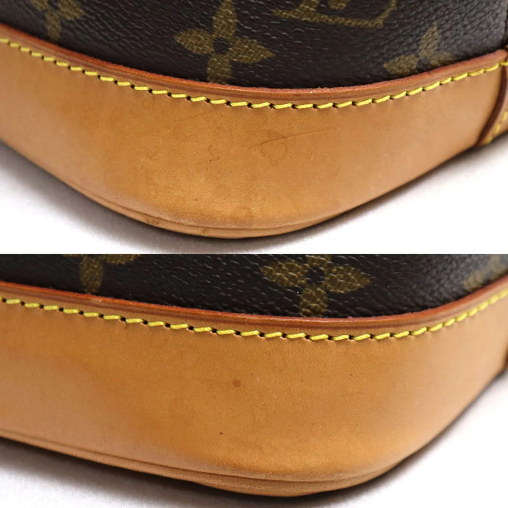 LOUIS Women's Monogram (Good) M51130 Pre-Owned BA0030 Alma Brown VUITTON Handbag