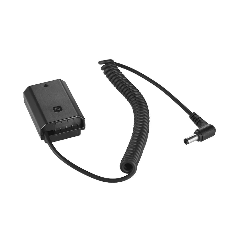 for Spring Dummy Andoer A9 A7RIII A7III Sony A7SIII, Battery FZ100 with NP Pack Adapter Cable