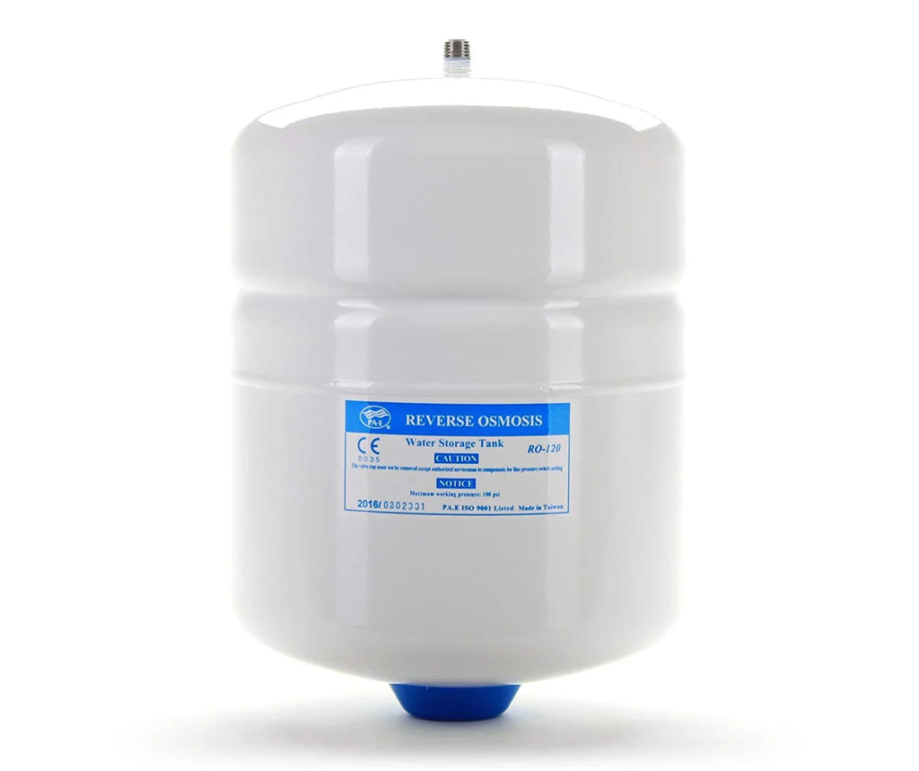 | Osmosis RO-122- Water Tank Storage 3.2 Gallon, 2.2 Metal Pressure Valve + Gallon Tank Capacity Reverse