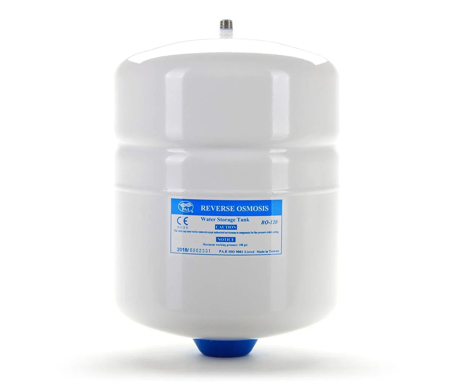 | Osmosis RO-122- Water Tank Storage 3.2 Gallon, 2.2 Metal Pressure Valve + Gallon Tank Capacity Reverse