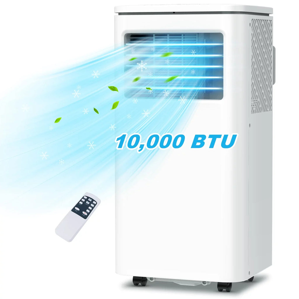 10,000 Fan BTU Remote LifePlus Kit Indoor Unit AC Dehumidifier NPL-06C Room Conditioner W/ Window Freestanding Air Portable Bedroom
