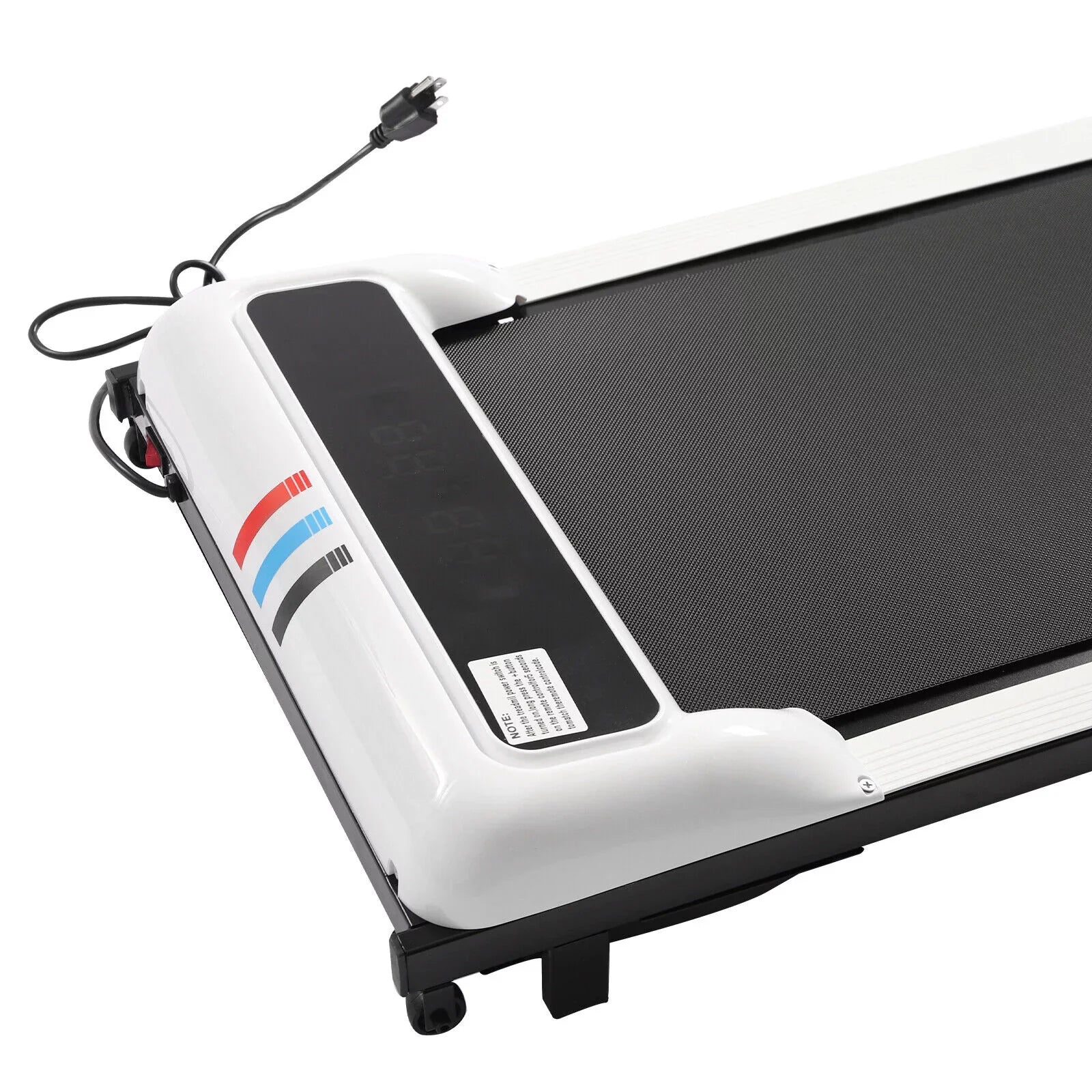 Control Jogging 2 Pad Home Remote Under Electric ZhdnBhnos Fitness Walking Treadmill in Portable Desk 600W 2.25HP Motorized 1 Running Machine