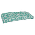 Patterned Polyester Settee Pool U-Shaped Needles Spun Elipse Tufted in. 19 Bench Blazing 42 Cushion, & x