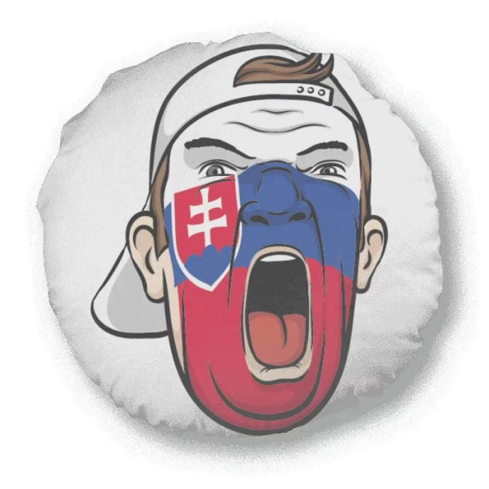 Decoration Home Cushion Flag Slovakia Facial Painting Cap Pillow Makeup Throw Round