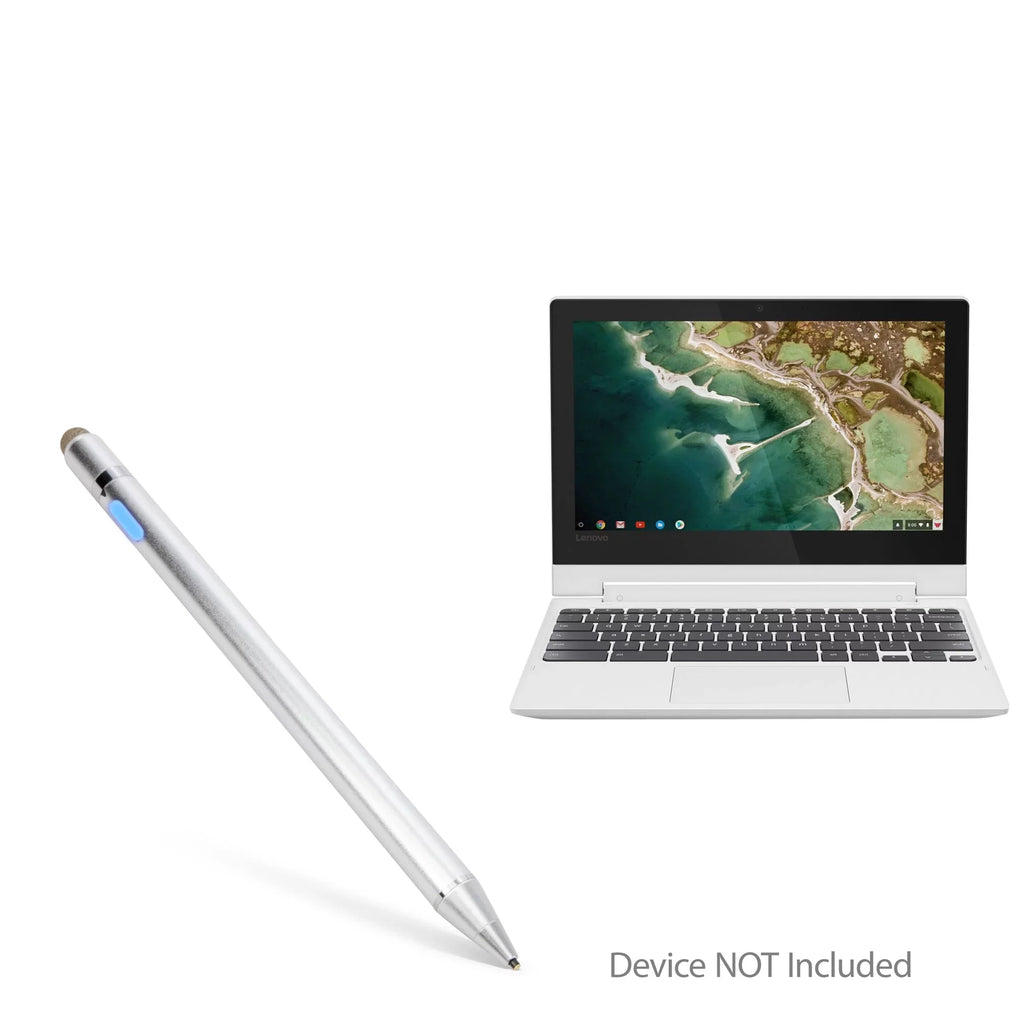 Convertible Active - Tip Stylus Electronic (11.6") Fine Silver with C330 Pen, Stylus Ultra Lenovo 2-in-1 Stylus] [AccuPoint Chromebook Metallic BoxWave
