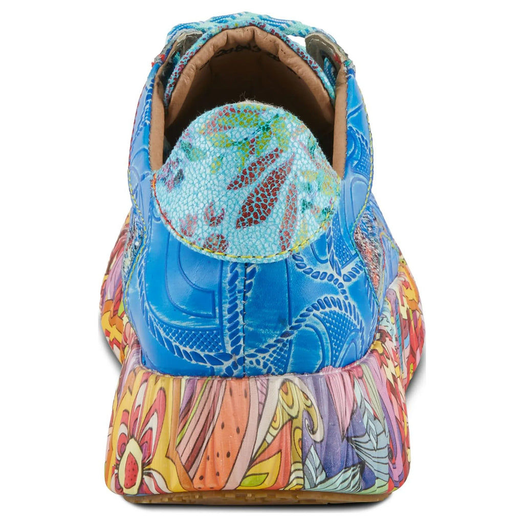 | Step Multi Energetic 42 Spring 10.5-11 Sneakers US EU Fashion Multicolored Blue / CAFFEY Women's Unique Patterns L'Artiste