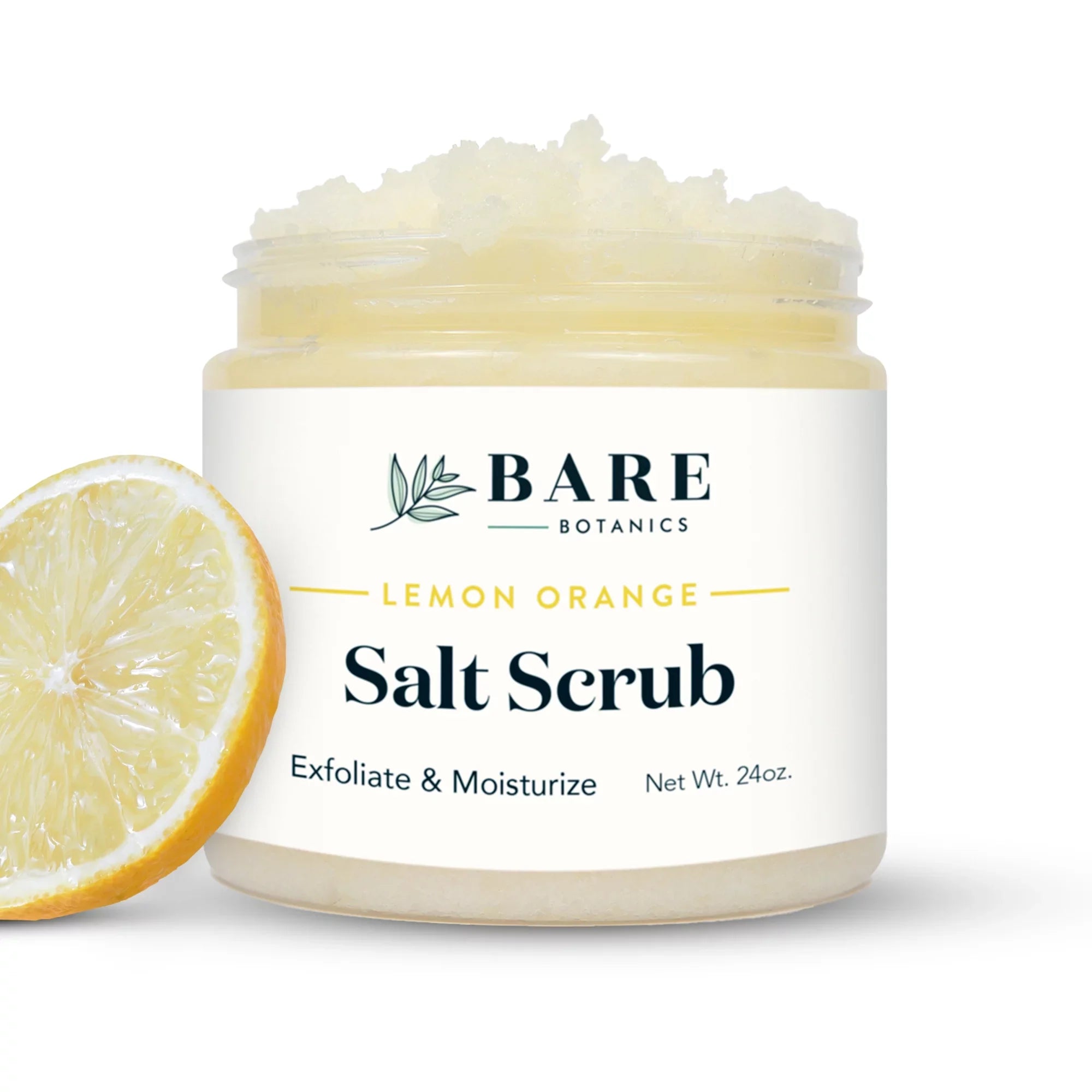 Body 24 Scrub Salt Scrub oz Bare Botanics Lemon Sea Orange