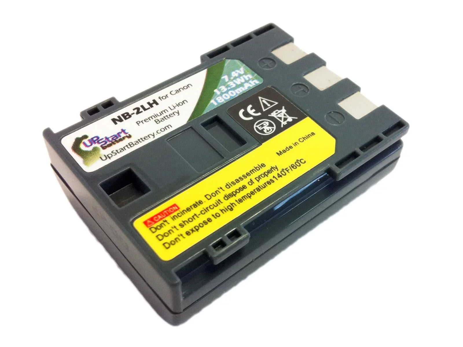 Lithium-Ion) Canon 7.4V, Replacement XT Canon - - for Battery (1800mAh, NB-2LH Pack Battery Rebel Digital Camera 2x