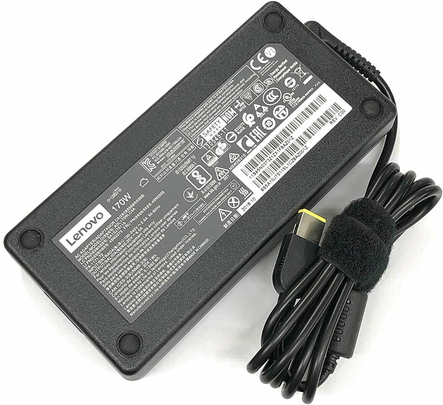 170W Adapter Y7000 15 17 Power P52 14 R720 AC P50 Charger P51 Lenovo Legion