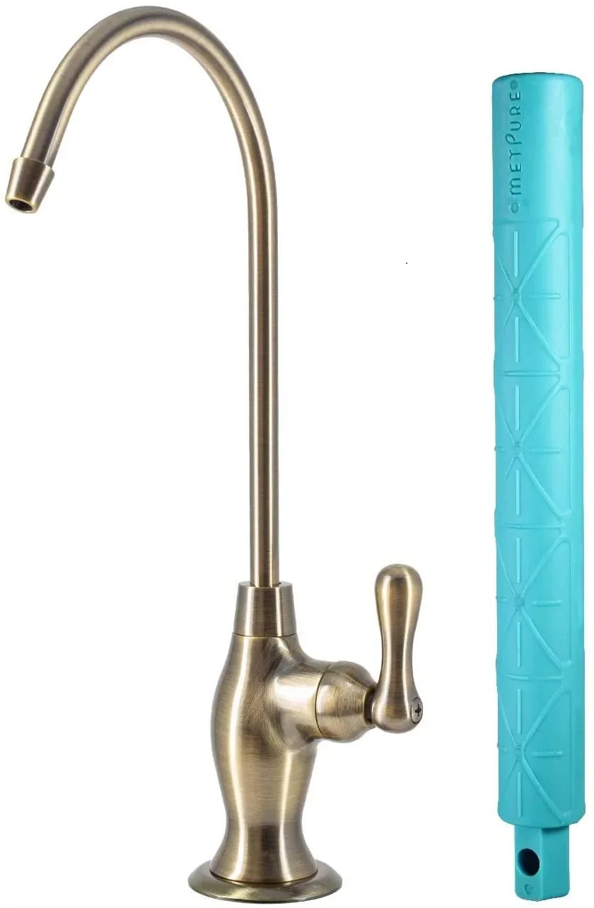 With Non Filtration Faucet Reverse Antique Wrench Water Style Vase Faucet Water Air Dispenser Gap Metpure Brass Osmosis Drinking