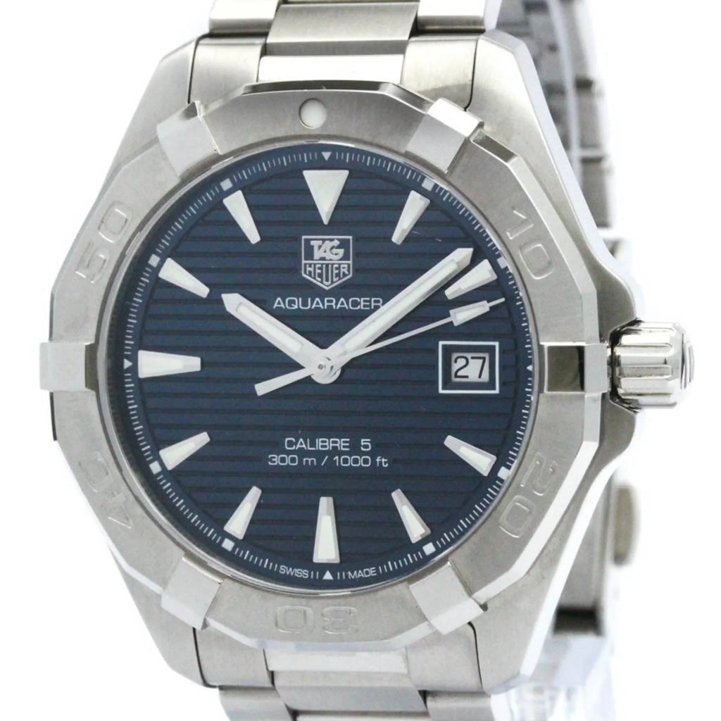 Watch Pre-Owned HEUER Aquaracer Polished Steel (Good) Calibre BF570555 WAY2112 5 TAG Automatic