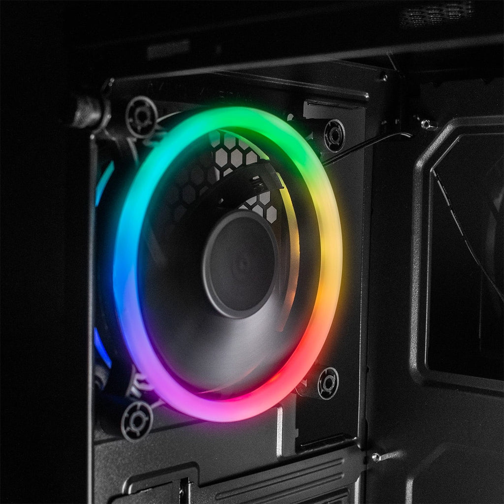 Glass Keyboard, Micro-ATX, Lighting, Mouse, Mechanical Pad Deco and 3-Sided Mouse ATX, Wired with Case RGB Mini-ITX, LED PC Mid-Tower and Starter Kit, Gaming RGB Gear Gaming Tempered Gaming Computer