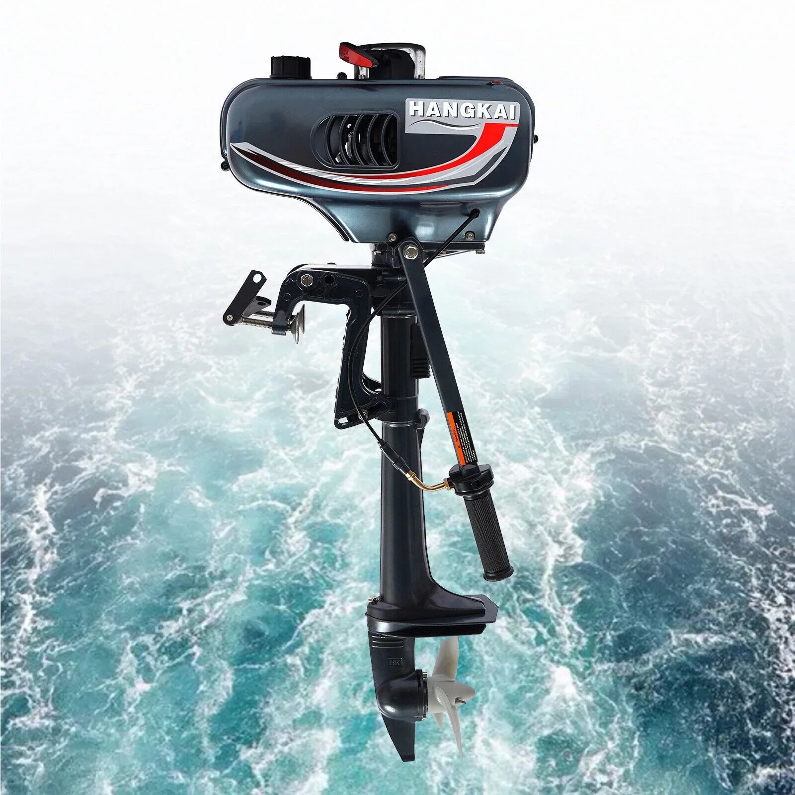 H Outboard 3.5HP / 2-Stroke System 10 Fishing Km Petrol Boat Motor CDI Engine