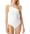 4 Michael Shoulder Solids Kors One Iconic Swimsuit, US One-Piece WHITE