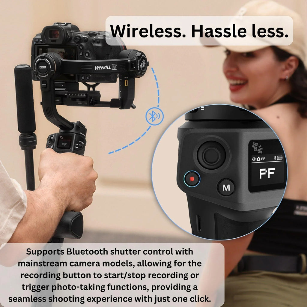 with Weebill Stabilizer Gimbal 3S Memory 3-Axis 128GB Zhiyun Card Handheld