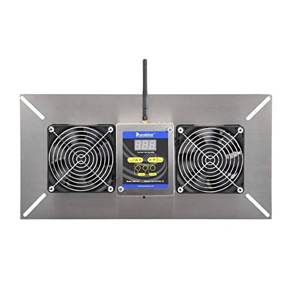 Ventilator, Smart Air-Out Home Humidity, Space with MFB Radon M2D-SH Crawl Mitigation, Alexa, Home Google Remote WiFi Compatible