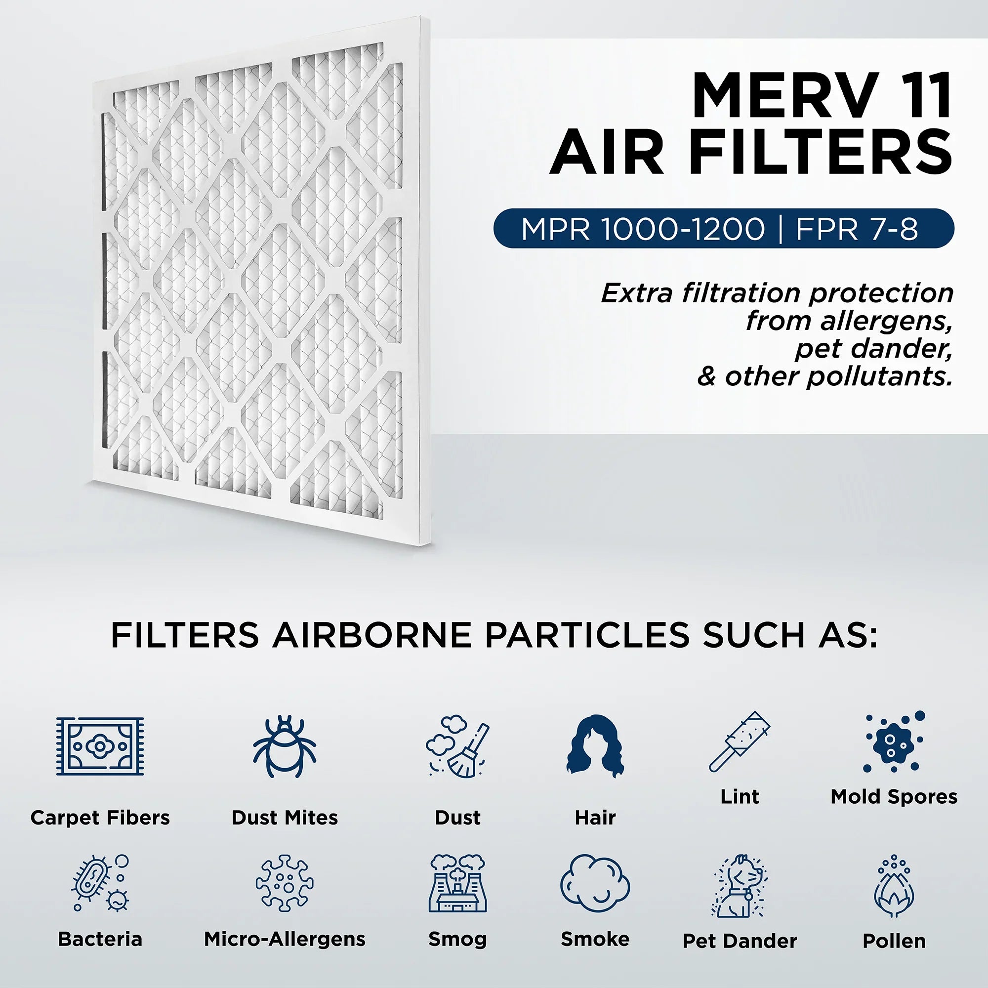 24x24x2 1000 Actual MERV Air 1-3/4 AC Quantity 23-3/8 x Furnace by Filters Pamlico. Pleated Size: 23-3/8 x 6. 2" 11, MPR