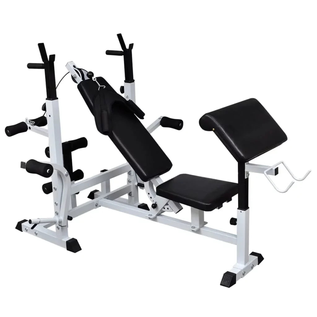 Dumbbell of Potential Rack Fitness Set Weight Complete Total with Bench Weight