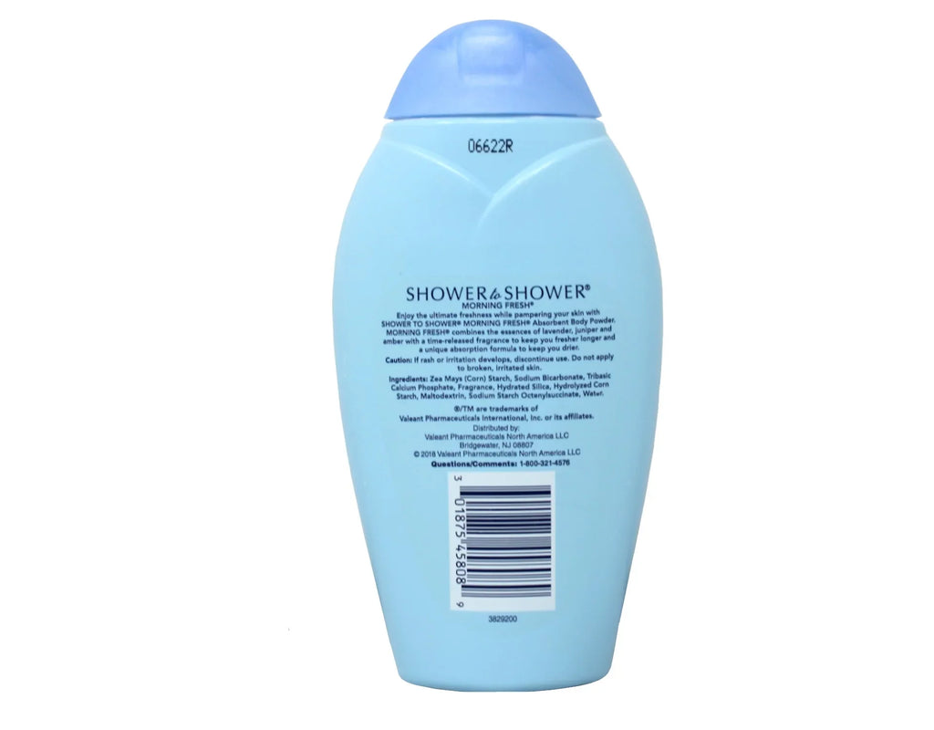 Shower oz Body Morning Powder Pack - 5 8 To Absorbent Each Shower Fresh