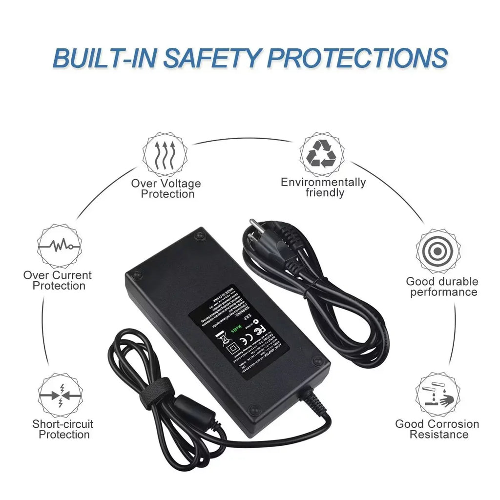 7.7A Zbook 19.5V Power for HP AC Adapter Cord Workstation 15 CJP-Geek 677763-002 Charger