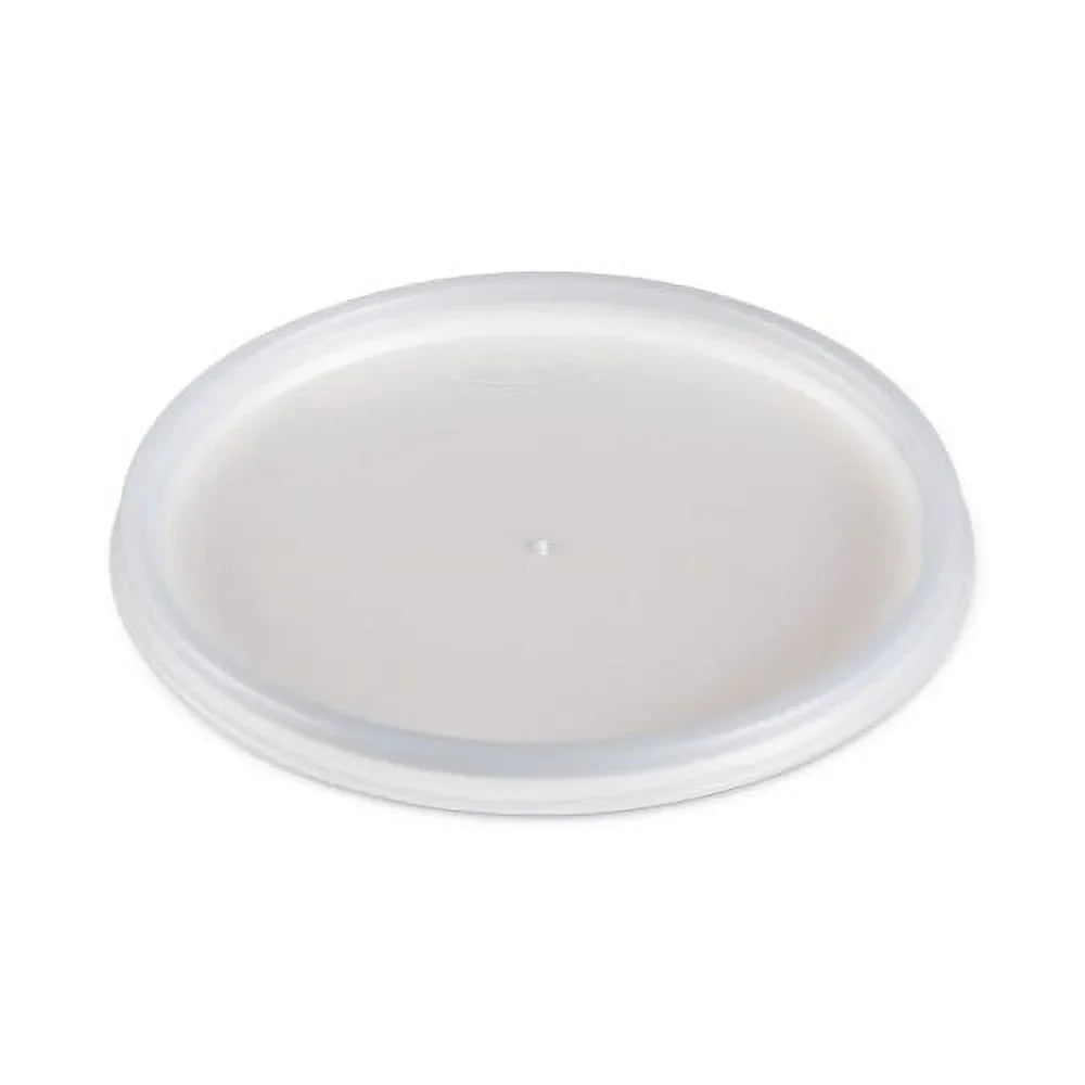 6-32 and Plastic Containers, 100/Pack, Lids Cups, Bowls for Flat, Foam Vented, Packs/Carton Dart oz, Fits 10 Translucent,