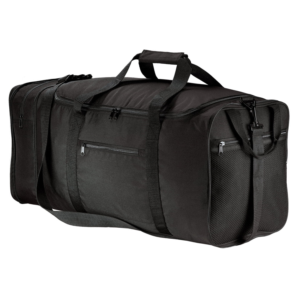 Unisex Black Rooster Packable Duffel Polyester Yellow Travel