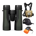 10x42 Vortex Prism & Vortex Hat Crossfire Binoculars HD Strap w/Floating Roof
