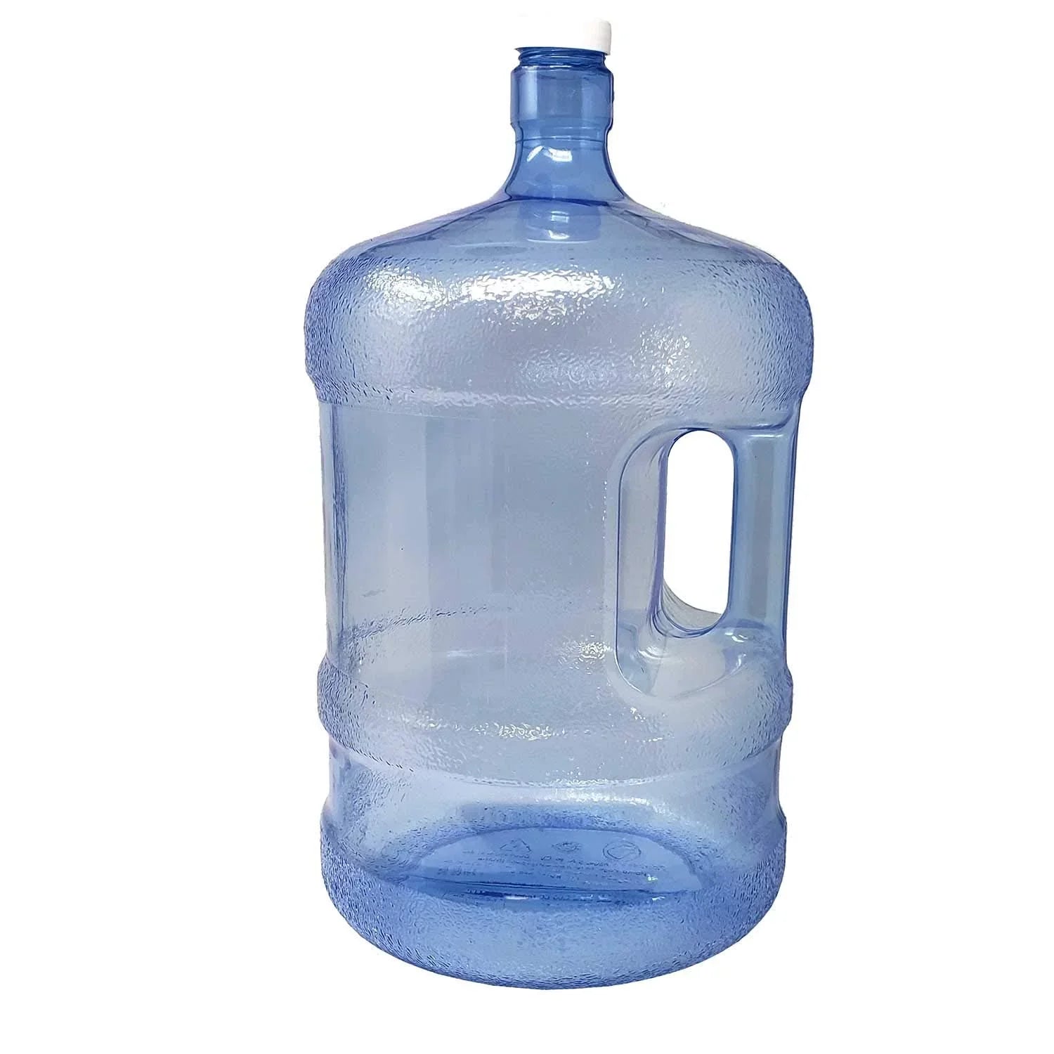 Screw 48 Cap, Reusable Easy Container 5 Carry in Bottle Handle, LavoHome Sports mm BPA-Free Water Camping-Made with Grip Plastic & USA Jug Gallon Commercial Use, Residential