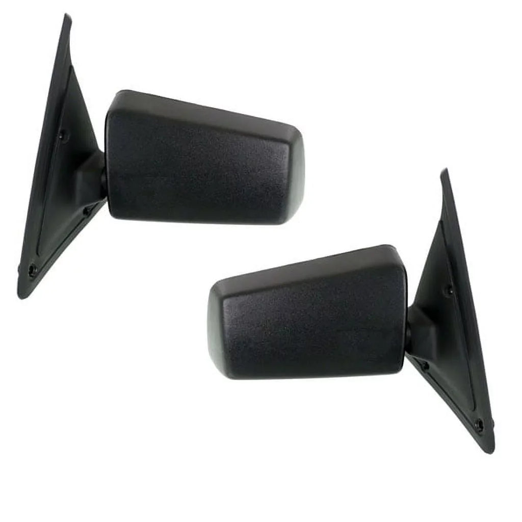SET Rear w/Small PAIR Jimmy View 85-94 For S10 3x5 Glass Manual Mirror Blazer,