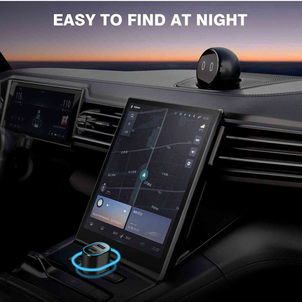 Lenovo Y700 Two (45W+15W) Ports EP-L5300 Legion (2023) Usb Charger for Fast Dual Super Black Car