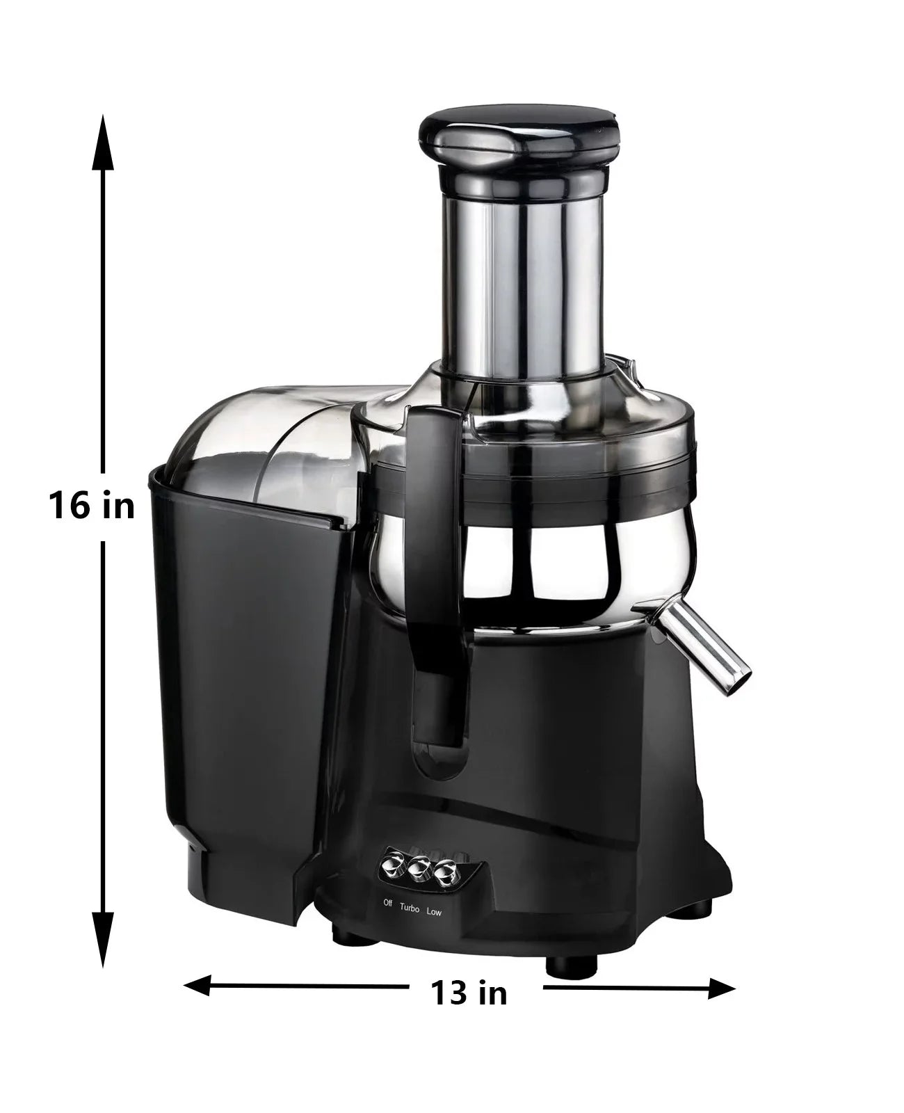 Press for Fruits Juicer Latch Hand Vegetables with (Black) Centrifugal Safety & Juicer -