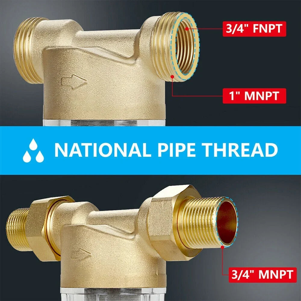 Fits Save Maintenance Sediment - Reusable 316L Durable Costs All Spin - KingFurt Design Down Filter to Material, Easy Pipes,