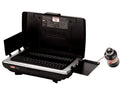 Camping Propane Camp Grill, Coleman Grill 9924-SERIES Portable Box Open