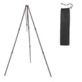 ing Cookware with Outdoor Stand Tripod , Adjustable Portable Cooking Aluminum Campfire Grill Accessory Tripod, Pot Picnic Camping Black